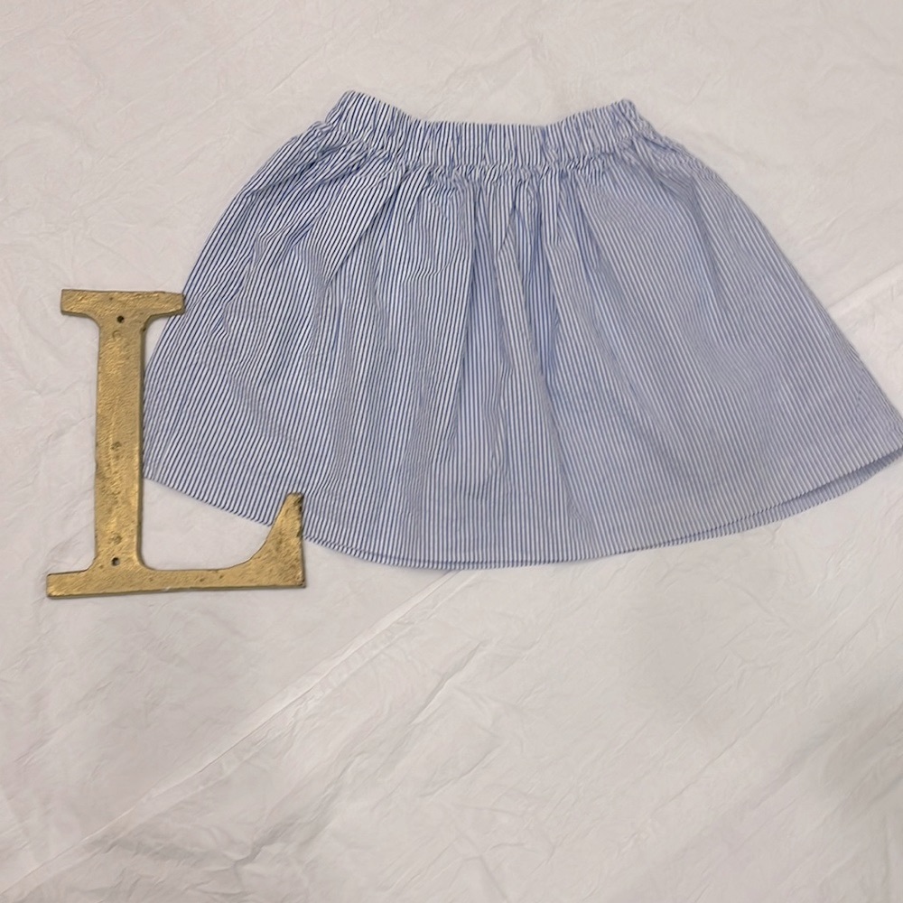 Girls crewcuts seersucker skirt